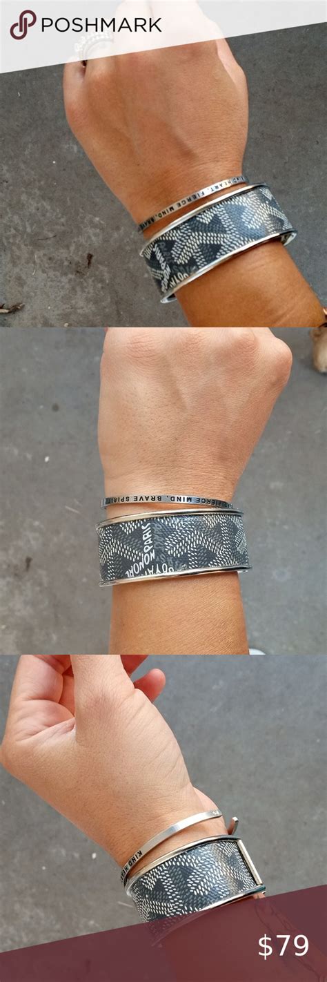 goyard cuff bracelet|Goyard bracelets.